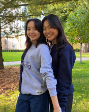 Load image into Gallery viewer, UofT OG Twin Crewneck Grey and Navy