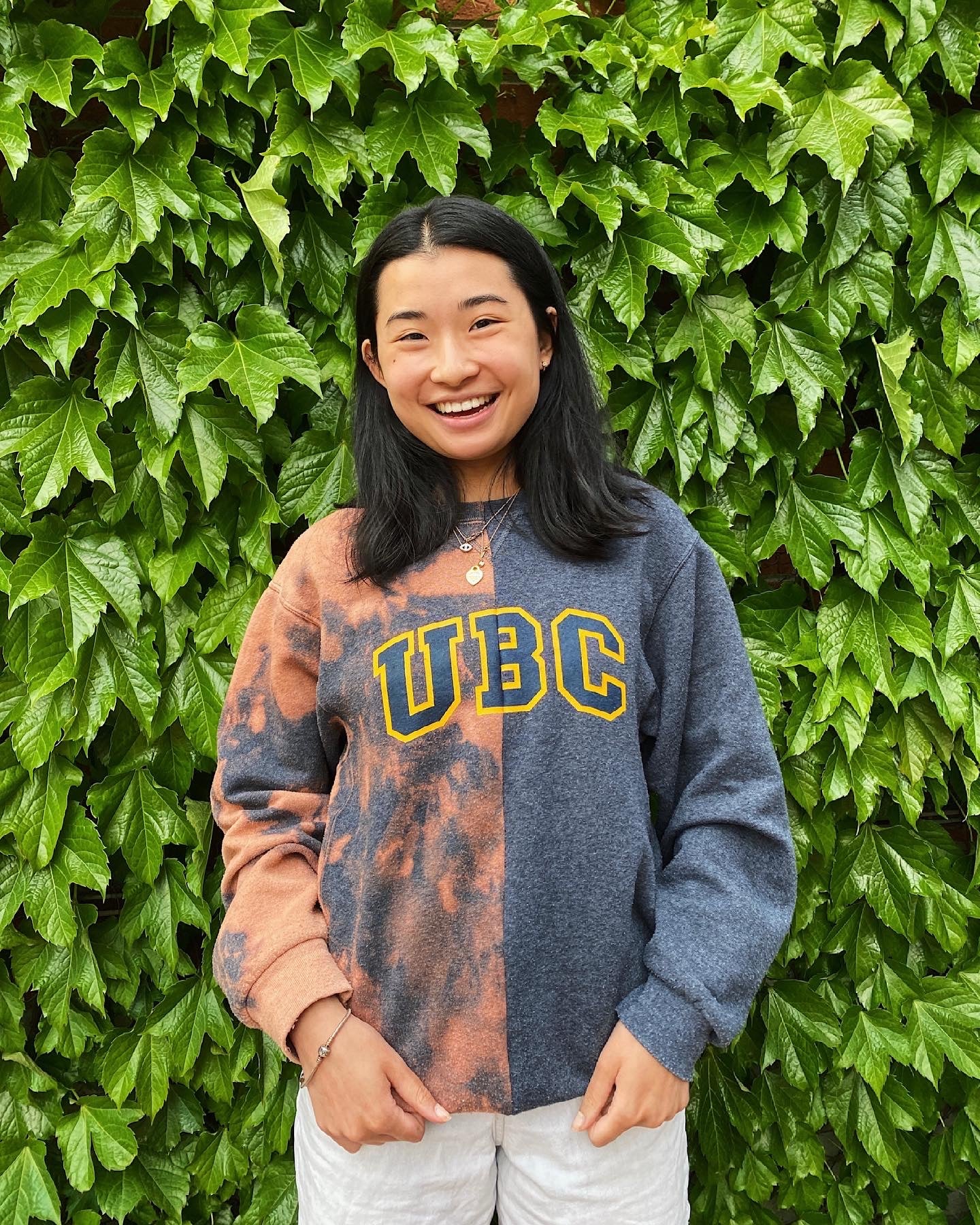 UBC Tie Dye Twin Crewneck U of Meg