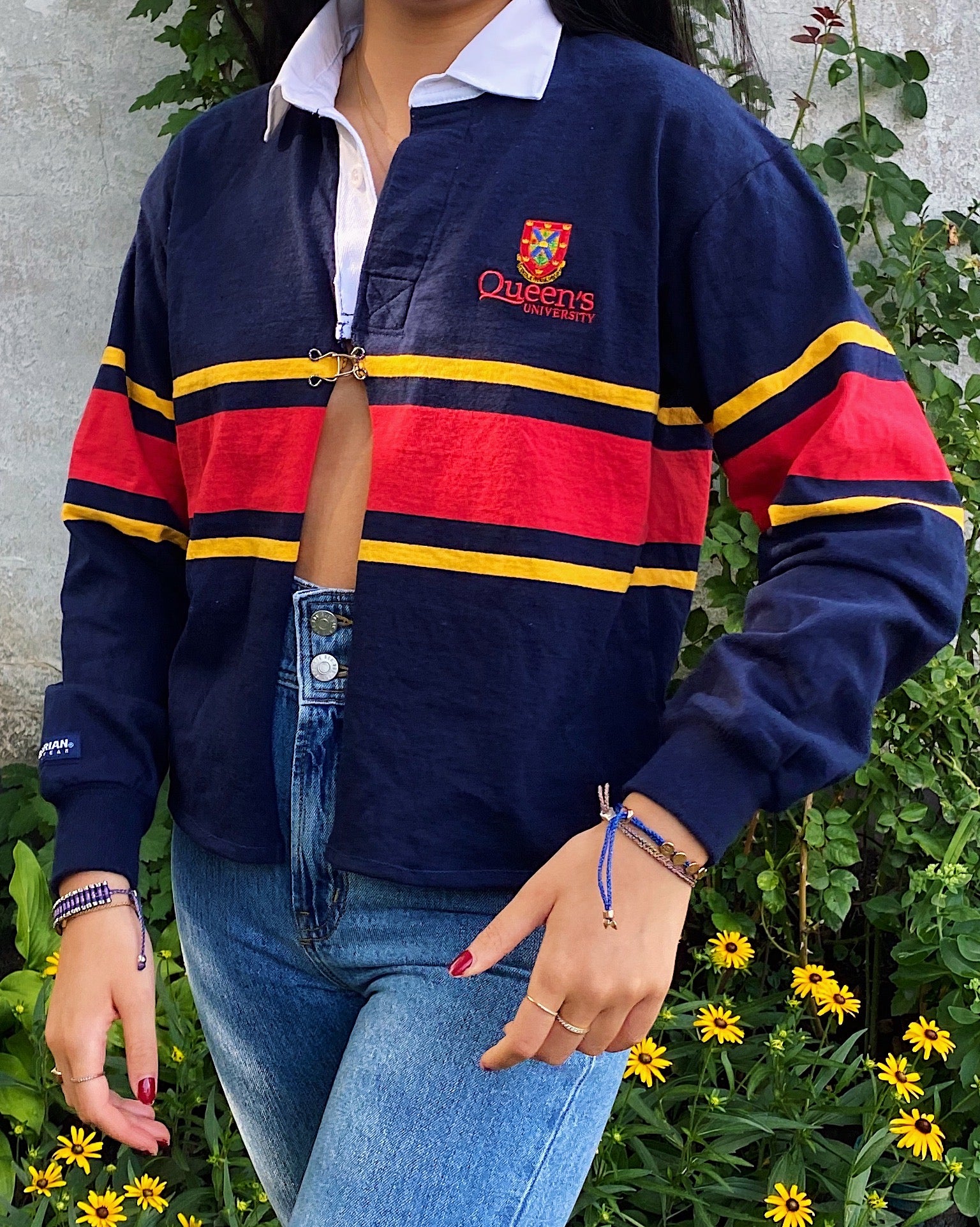 80sVTG Swansea University Rugby Cardigan-